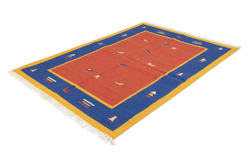 Tappeto Kelim - Tendenza - 200 x 140 cm - arancione