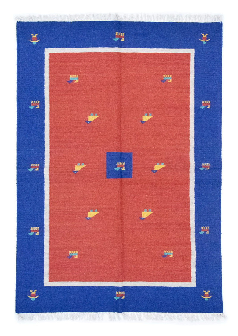 Tappeto Kelim - Tendenza - 200 x 140 cm - rosso