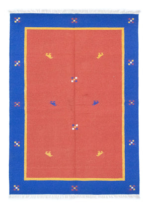 Tappeto Kelim - Tendenza - 200 x 140 cm - arancione