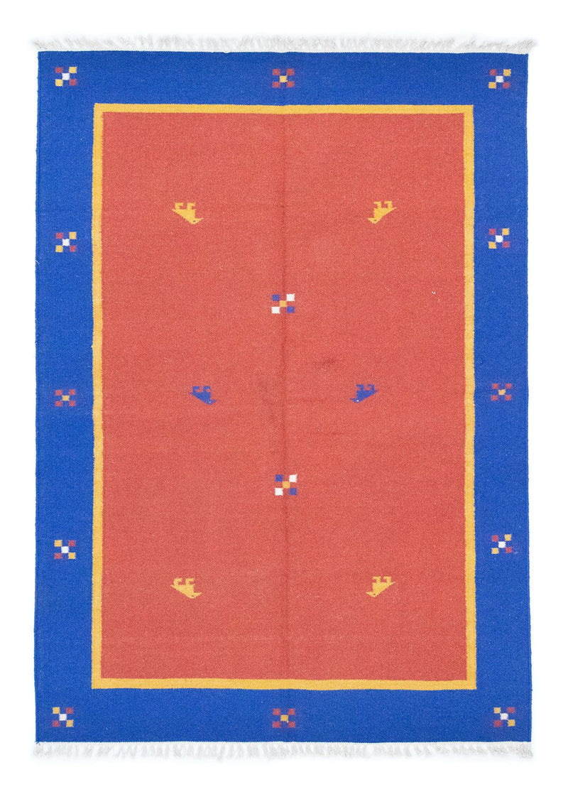 Tappeto Kelim - Tendenza - 200 x 140 cm - arancione