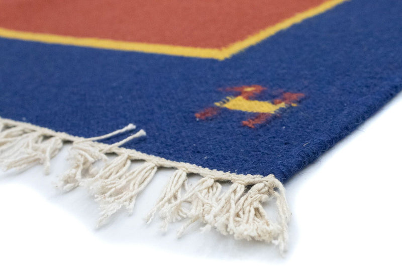 Tappeto Kelim - Tendenza - 200 x 140 cm - arancione
