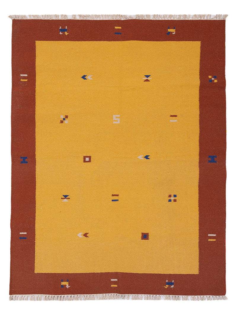 Kelim Teppich - Trendy - 240 x 170 cm - gold