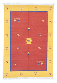 Tappeto Kelim - Tendenza - 200 x 140 cm - arancione