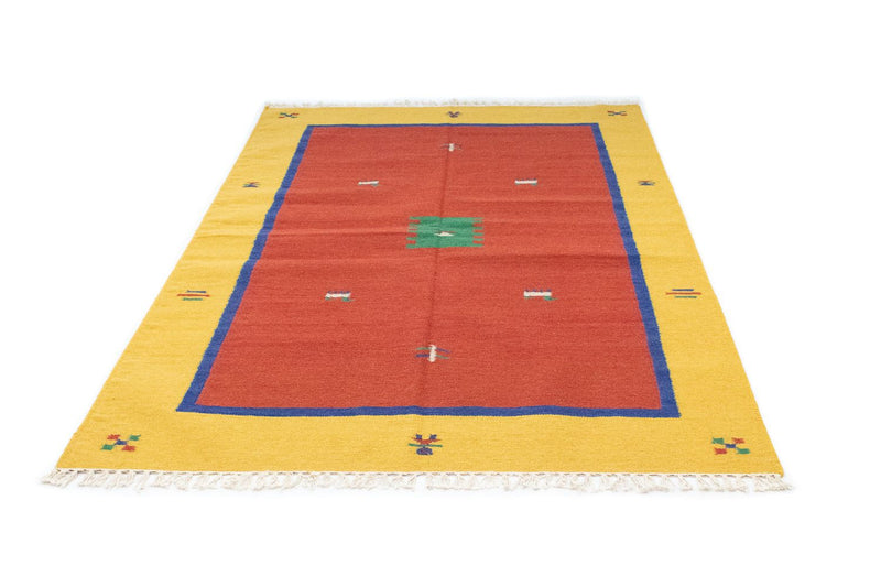Tappeto Kelim - Tendenza - 200 x 140 cm - arancione