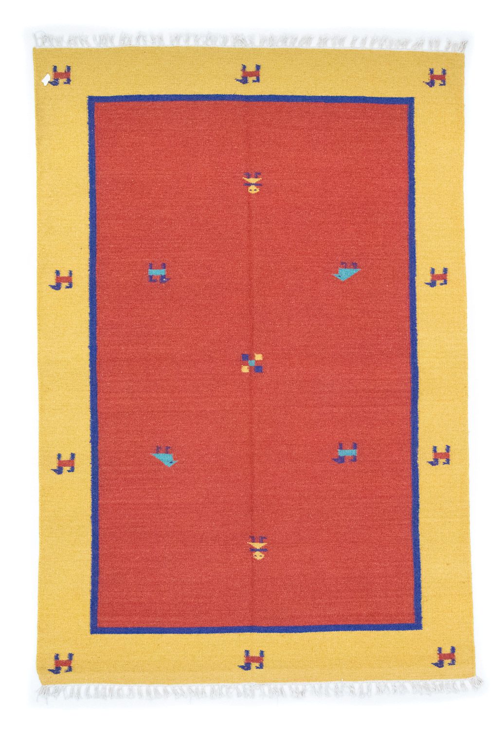 Tappeto Kelim - Tendenza - 200 x 140 cm - arancione