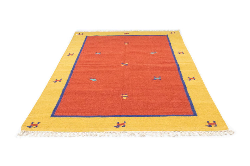 Tappeto Kelim - Tendenza - 200 x 140 cm - arancione