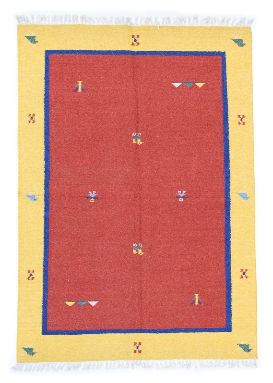 Tappeto Kelim - Tendenza - 200 x 140 cm - rosso