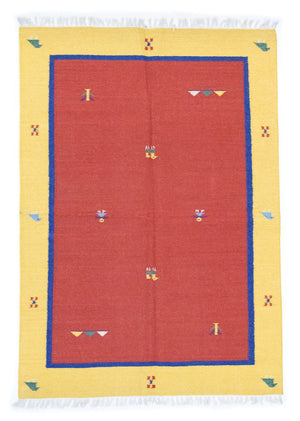 Tappeto Kelim - Tendenza - 200 x 140 cm - rosso