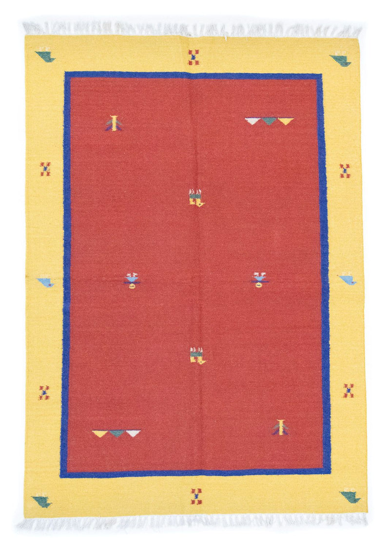 Tappeto Kelim - Tendenza - 200 x 140 cm - rosso