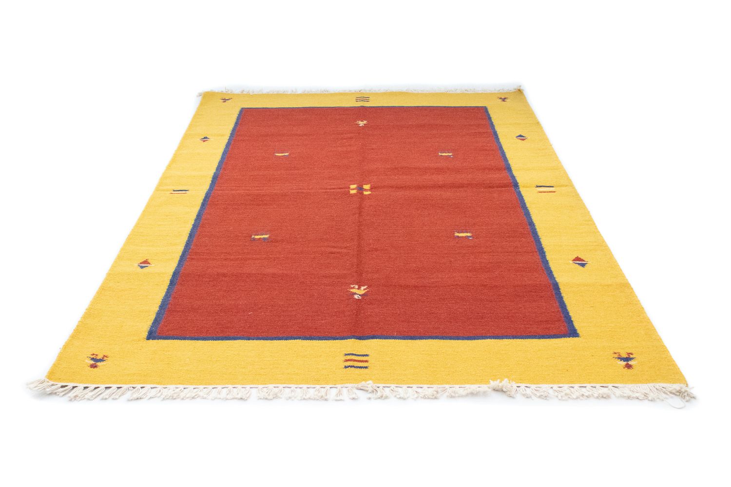 Tappeto Kelim - Tendenza - 200 x 140 cm - arancione