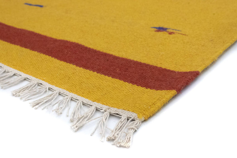 Tappeto Kelim - Tendenza - 180 x 120 cm - giallo
