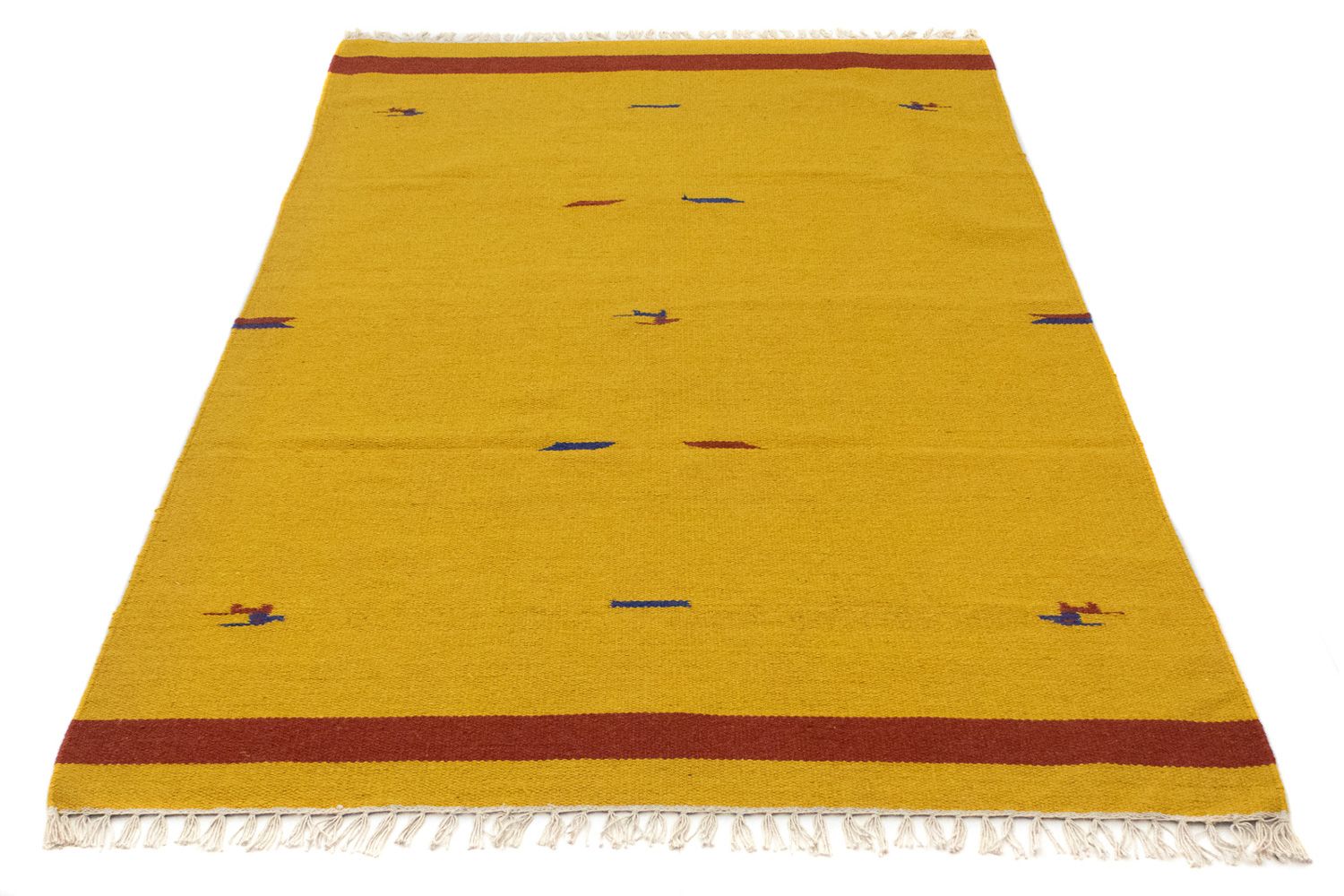 Tappeto Kelim - Tendenza - 180 x 120 cm - giallo