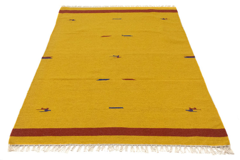 Tappeto Kelim - Tendenza - 180 x 120 cm - giallo