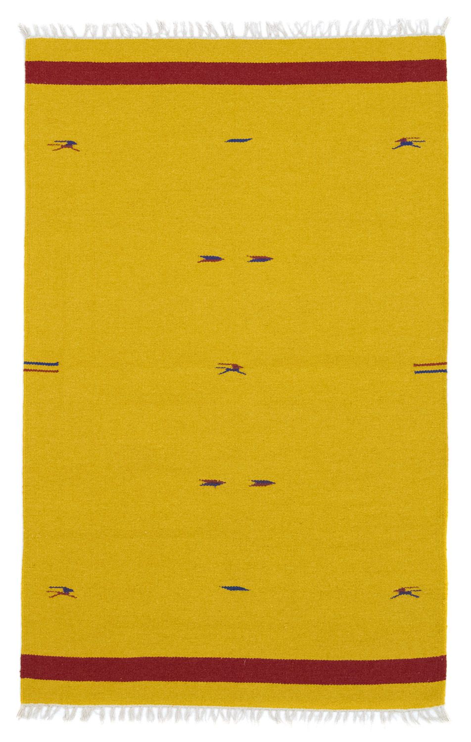 Tappeto Kelim - Tendenza - 180 x 120 cm - giallo