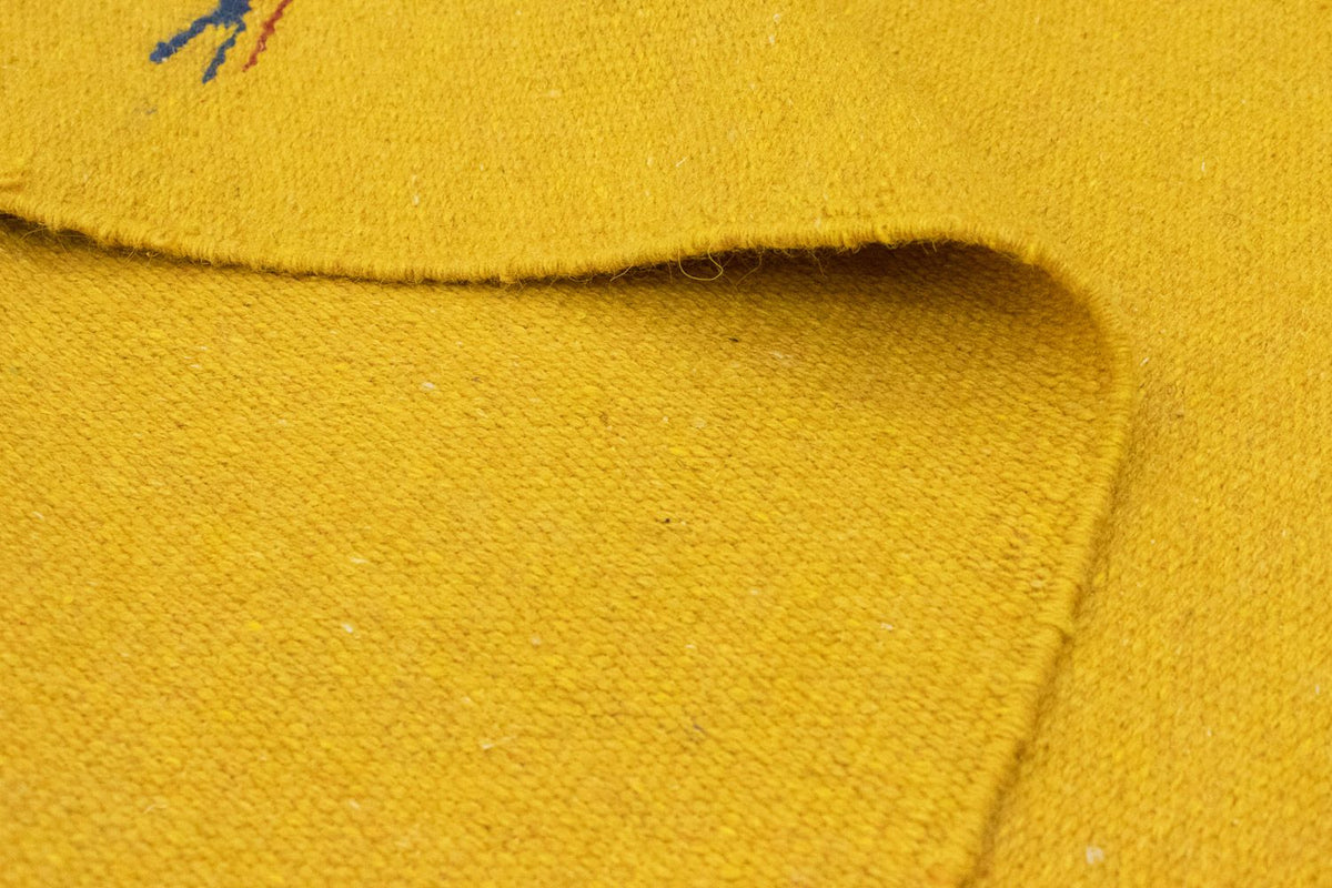 Tappeto Kelim - Tendenza - 180 x 120 cm - giallo