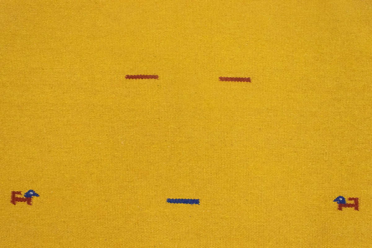 Tappeto Kelim - Tendenza - 180 x 120 cm - giallo