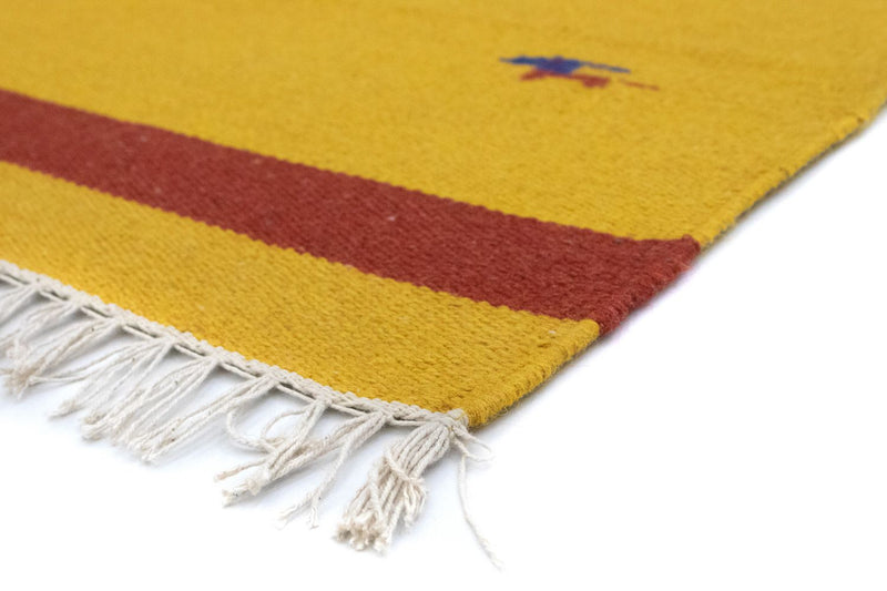 Tappeto Kelim - Tendenza - 180 x 120 cm - giallo