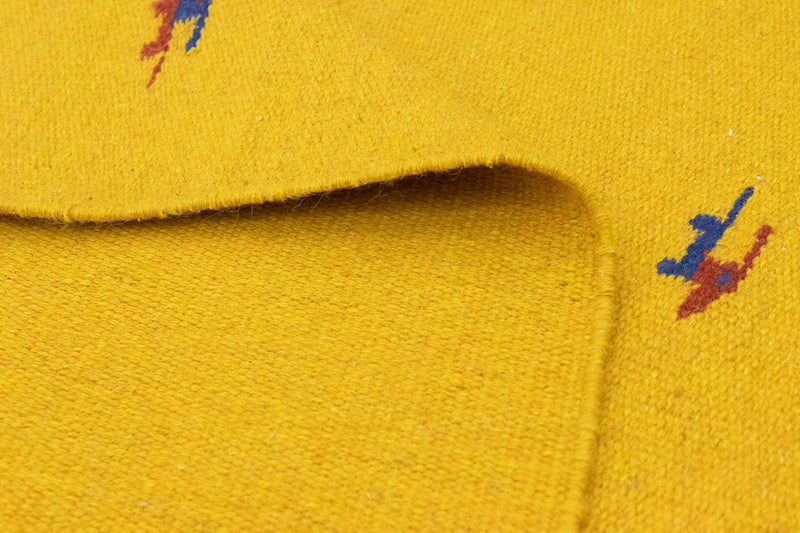 Tappeto Kelim - Tendenza - 180 x 120 cm - giallo