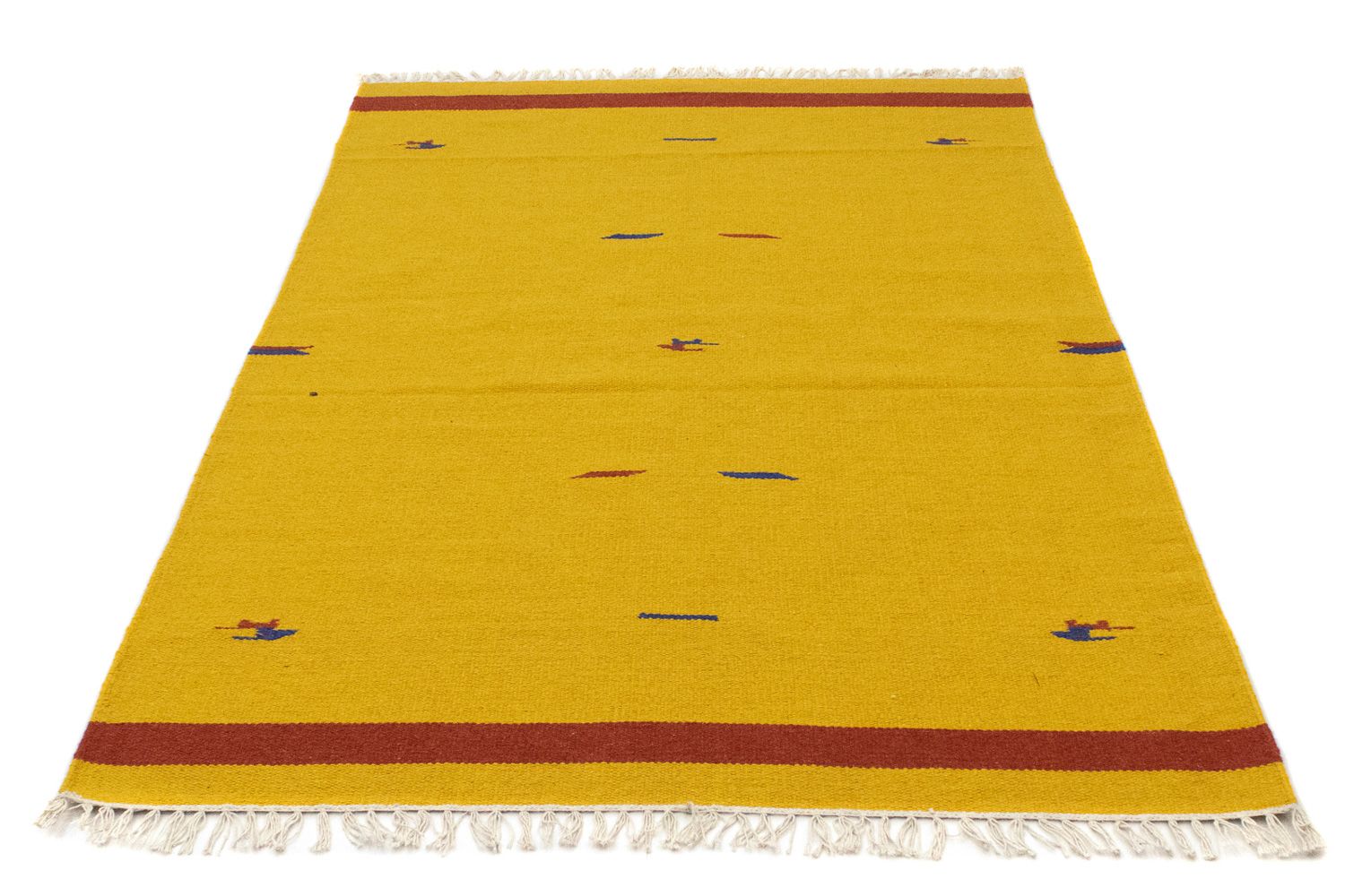 Tappeto Kelim - Tendenza - 180 x 120 cm - giallo