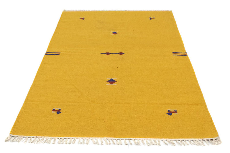 Tappeto Kelim - Tendenza - 180 x 120 cm - giallo