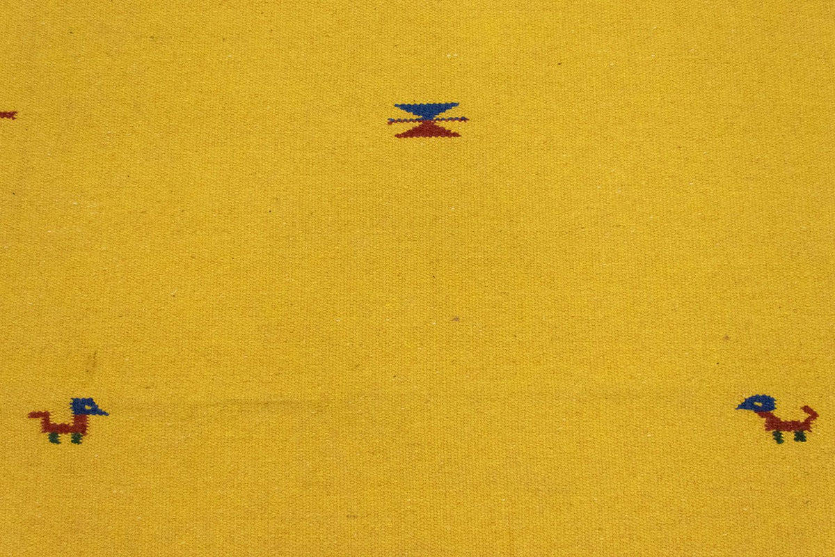 Tappeto Kelim - Tendenza - 180 x 120 cm - giallo