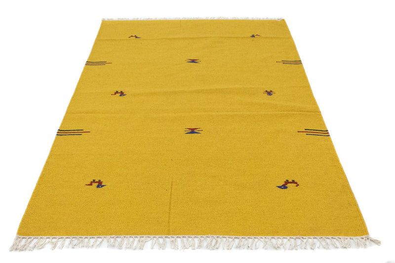Tappeto Kelim - Tendenza - 180 x 120 cm - giallo