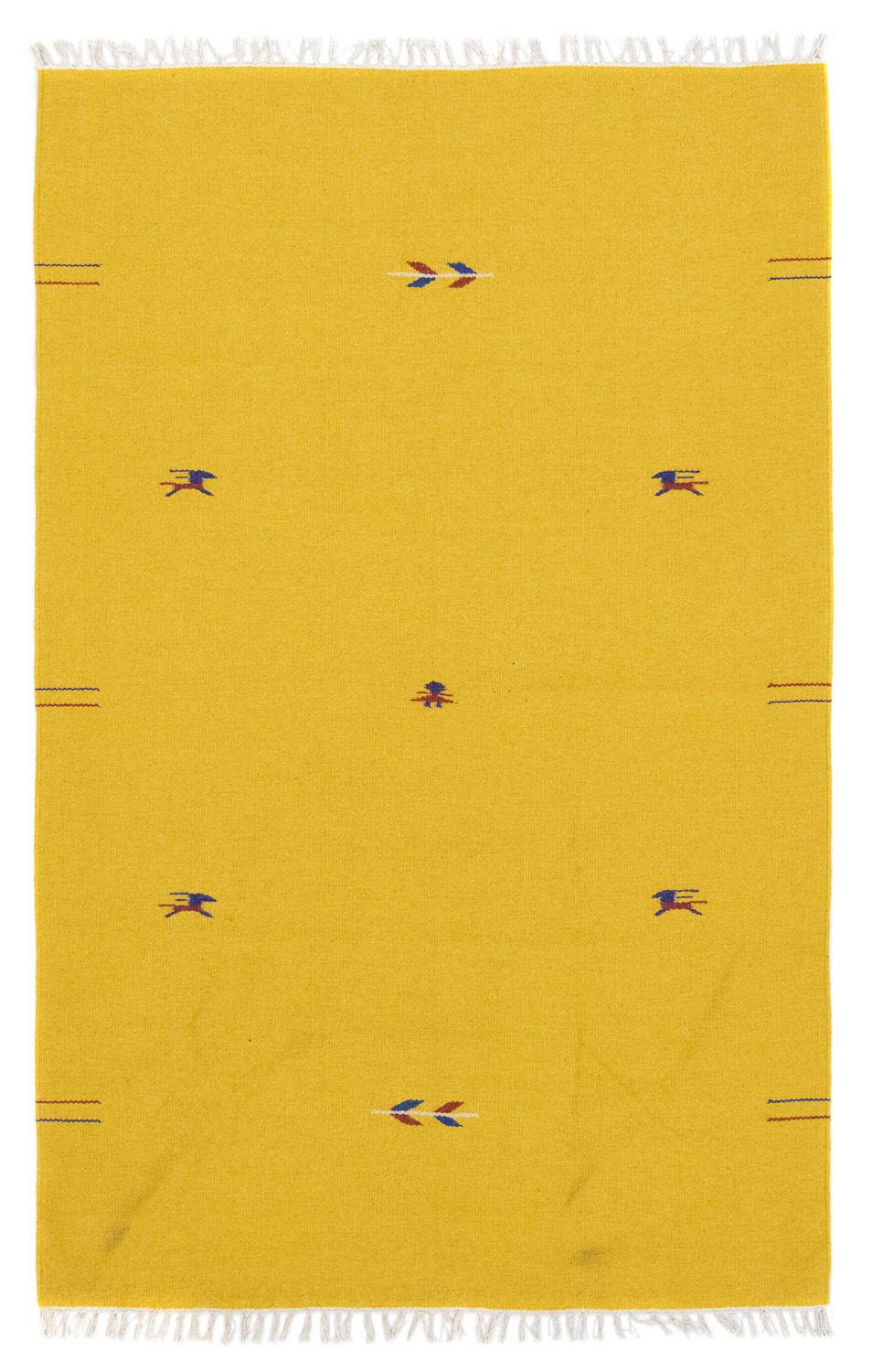 Tappeto Kelim - Tendenza - 180 x 120 cm - giallo