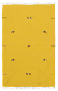 Tappeto Kelim - Tendenza - 180 x 120 cm - giallo