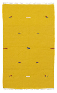 Tappeto Kelim - Tendenza - 180 x 120 cm - giallo