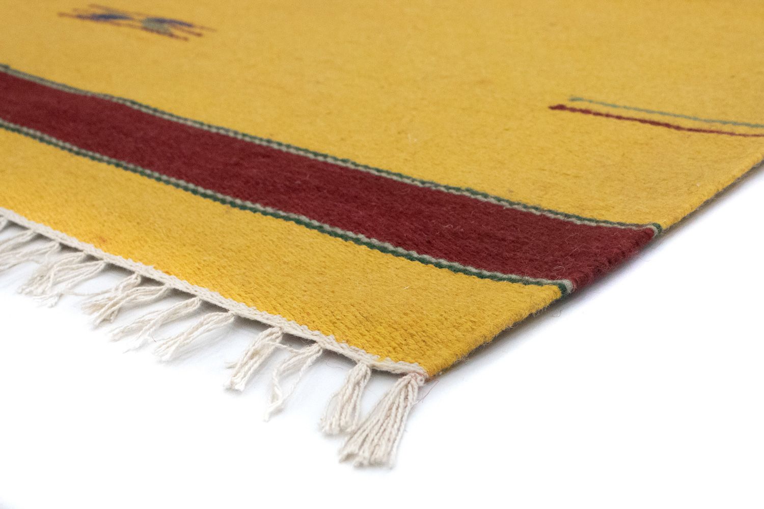 Tappeto Kelim - Tendenza - 180 x 120 cm - giallo
