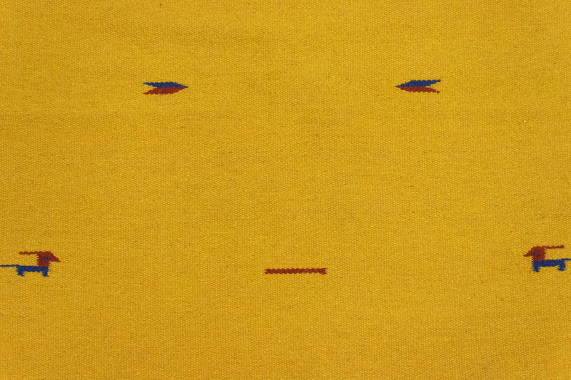 Tappeto Kelim - Tendenza - 180 x 120 cm - giallo
