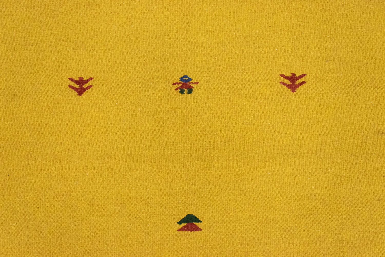 Tappeto Kelim - Tendenza - 180 x 120 cm - giallo