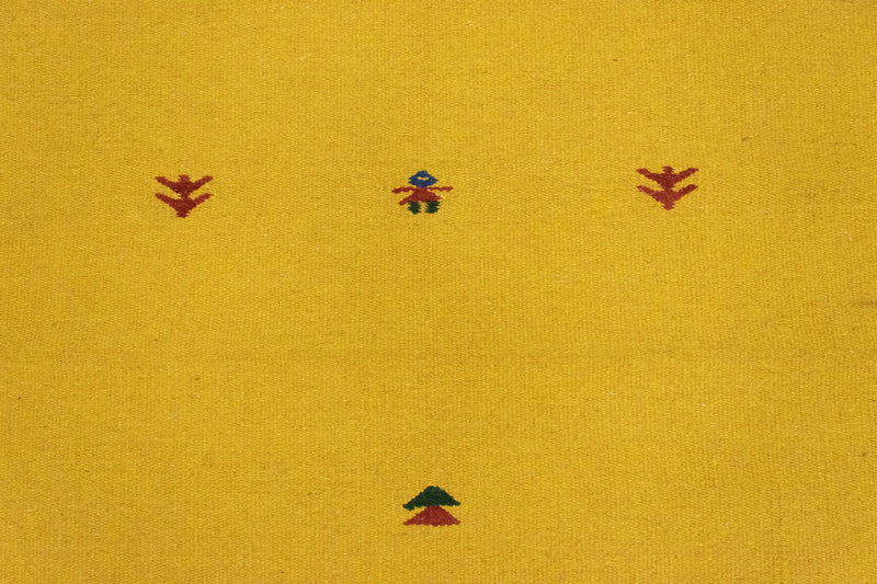 Tappeto Kelim - Tendenza - 180 x 120 cm - giallo