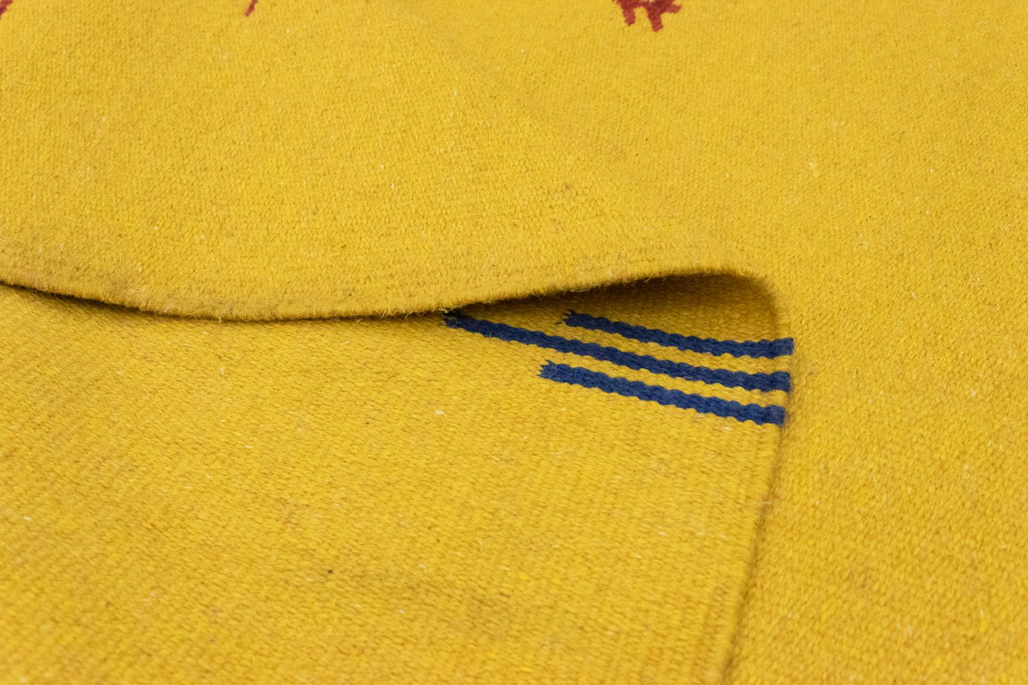 Tappeto Kelim - Tendenza - 180 x 120 cm - giallo