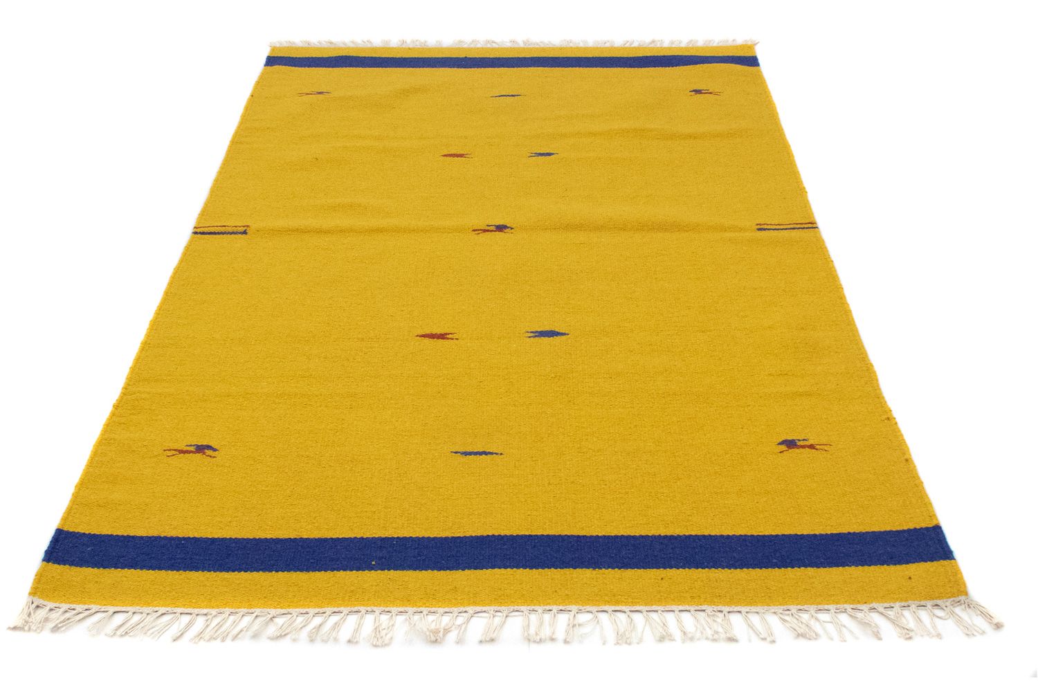 Tappeto Kelim - Tendenza - 180 x 120 cm - giallo