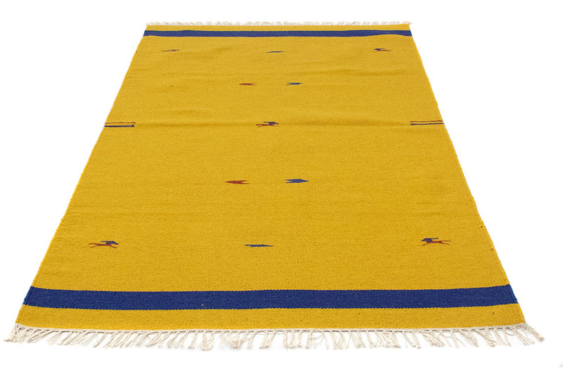 Tappeto Kelim - Tendenza - 180 x 120 cm - giallo
