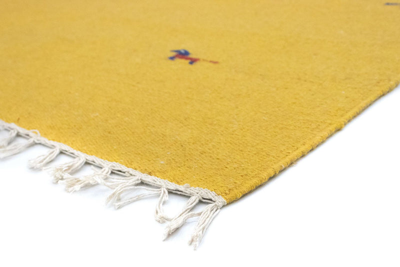 Tappeto Kelim - Tendenza - 180 x 120 cm - giallo