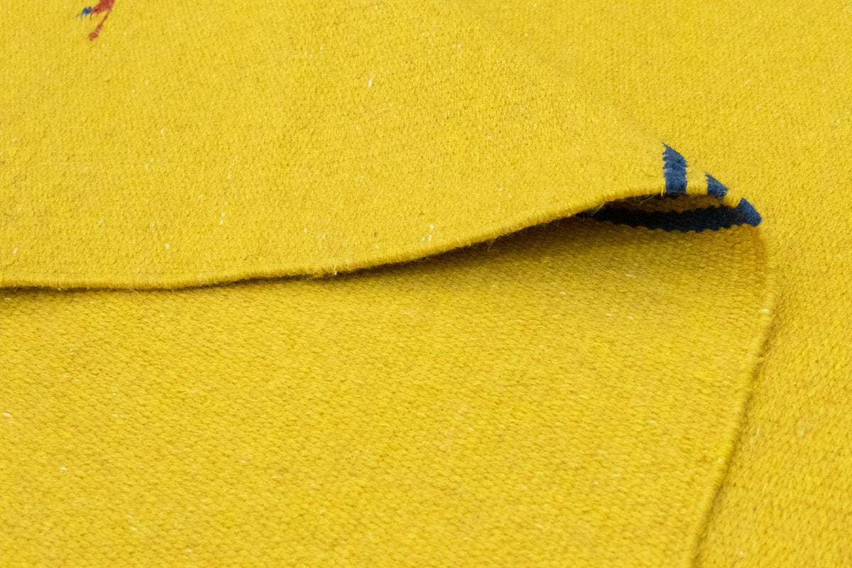 Tappeto Kelim - Tendenza - 180 x 120 cm - giallo