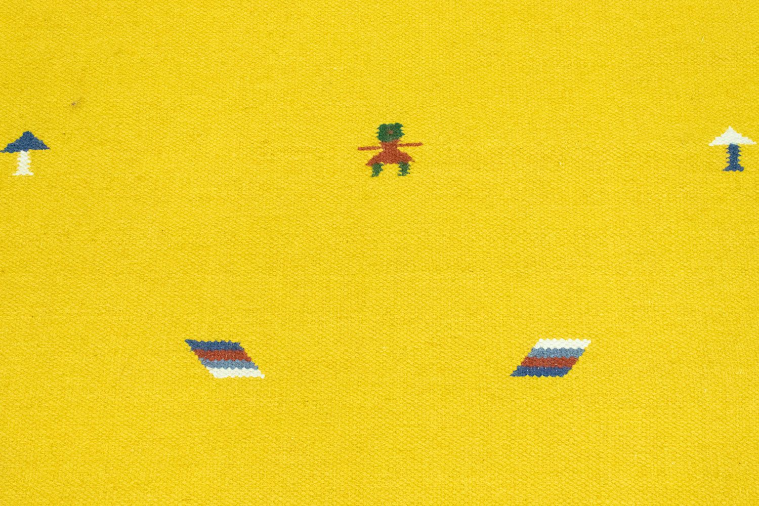 Tappeto Kelim - Tendenza - 180 x 120 cm - giallo