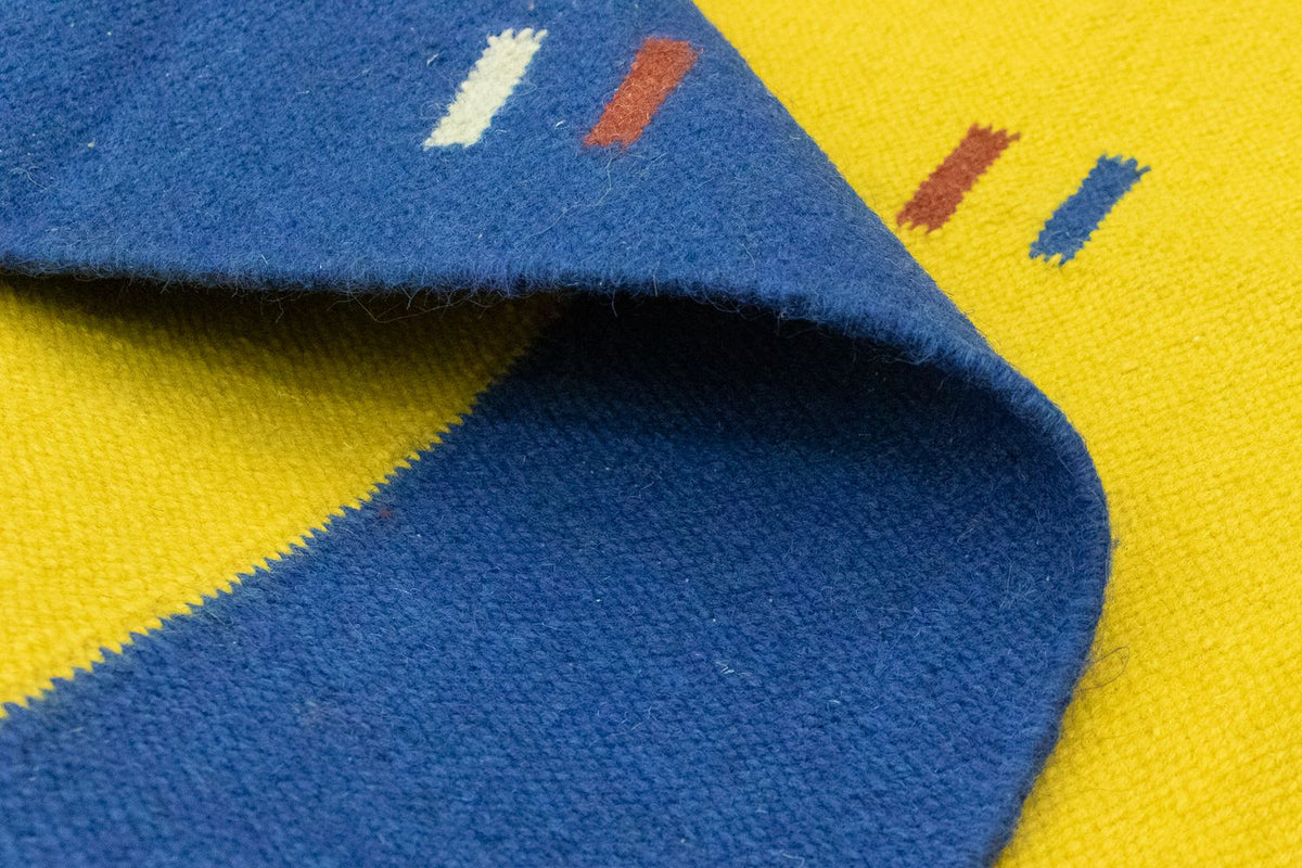 Tappeto Kelim - Tendenza - 180 x 120 cm - giallo