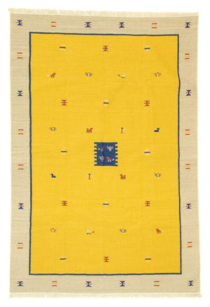 Tappeto Kelim - Tendenza - 300 x 200 cm - giallo