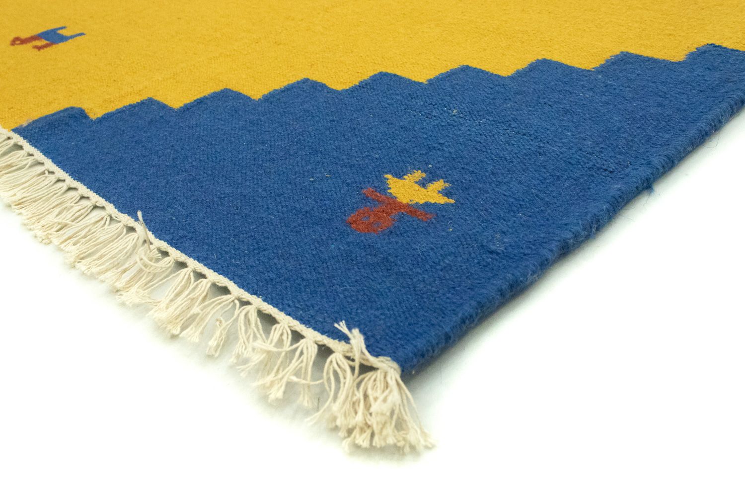 Tappeto Kelim - Tendenza - 300 x 200 cm - giallo