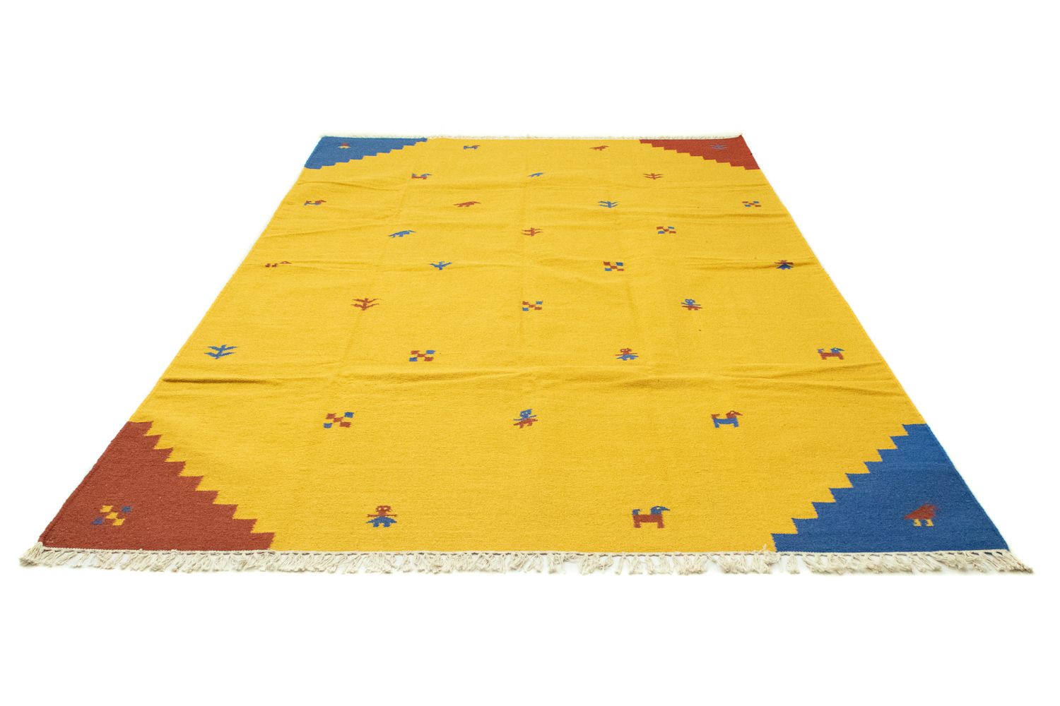 Tappeto Kelim - Tendenza - 300 x 200 cm - giallo