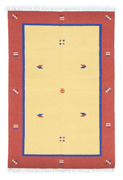 Kilim moderno Tappeto 140x200cm - Tappeto di lana