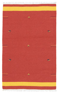 Tappeto Kelim - Tendenza - 180 x 120 cm - rosso