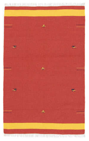 Tappeto Kelim - Tendenza - 180 x 120 cm - rosso