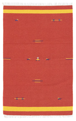 Tappeto Kelim - Tendenza - 180 x 120 cm - rosso