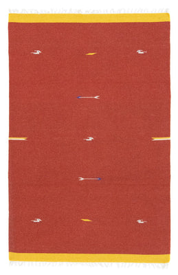 Tappeto Kelim - Tendenza - 180 x 120 cm - rosso