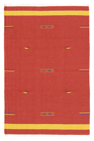 Tappeto Kelim - Tendenza - 180 x 120 cm - rosso