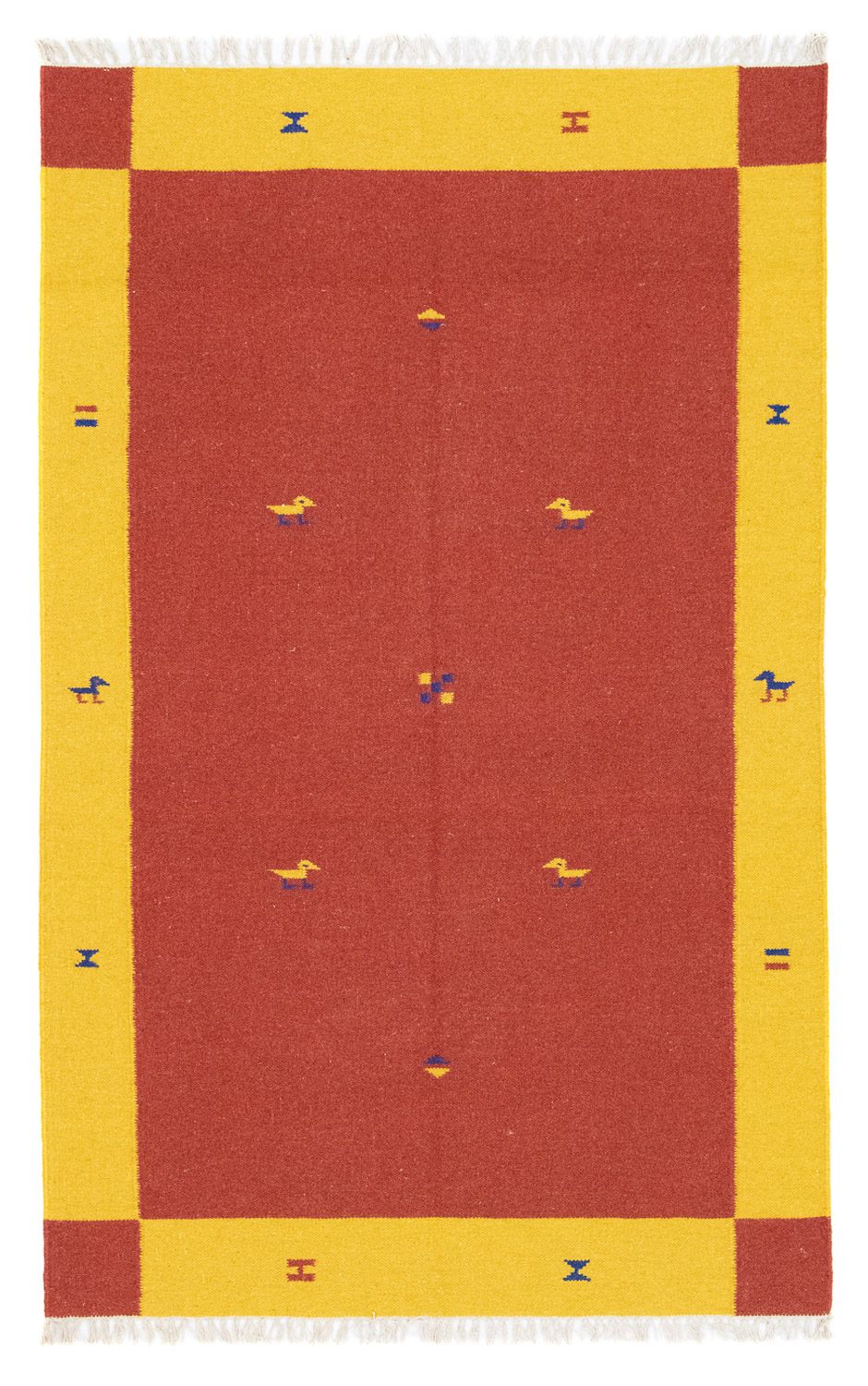 Tappeto Kelim - Tendenza - 180 x 120 cm - rosso